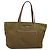 PRADA Tote Bag Nylon Green Silver