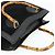 GUCCI Bamboo Hand Bag Suede Black Gold 002 0260 - vista 6