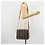 FENDI Pecan Canvas Shoulder Bag PVC Black Brown - vista 22