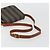 FENDI Pecan Canvas Shoulder Bag PVC Black Brown - vista 7