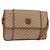 Céline CELINE Macadam Canvas Shoulder Bag PVC Beige Gold