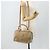 Céline CELINE Macadam Canvas Hand Bag PVC 2way Beige Gold - vista 24