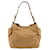 PRADA Shoulder Bag Leather Beige Gold - vista 2