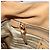 PRADA Shoulder Bag Leather Beige Gold - vista 24