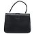 GUCCI Hand Bag Leather Navy Gold - view 2