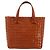 CHANEL Choco Bar Hand Bag Patent leather Orange Gold CC - vista 2