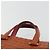 CHANEL Choco Bar Hand Bag Patent leather Orange Gold CC - vista 8