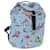 PRADA Rucksack Nylon Hellblau Silber