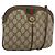 GUCCI GG Supreme Web Sherry Line Bag PVC Beige Gold 904 02 047