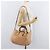 Chloé Chloe Etel Hand Bag Leather 2way Beige Gold - vista 26