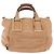 Chloé Chloe Etel Hand Bag Leather 2way Beige Gold - vista 4