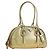 PRADA Hand Bag Safiano leather Gold