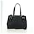 PRADA Tote Bag Leather Black Silver - vista 12
