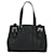 PRADA Tote Bag Leather Black Silver - vista 13