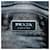 PRADA Tote Bag Leather Black Silver - vista 20