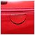 Céline CELINE Hand Bag Patent leather 2way Red Gold - vista 20