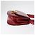 Céline CELINE Hand Bag Patent leather 2way Red Gold - vista 3