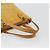 LOUIS VUITTON Monogram Vernis Houston Hand Bag Beige M91004 LV - vista 7