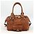 Chloé Chloe Paddington Hand Bag Leather Brown Gold Silver - vista 25