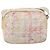 CHANEL Shoulder Bag Canvas Pink Beige Silver CC - vista 2