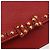Miu Miu Schultertasche aus Leder rot gold - Ansicht 18