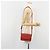 Miu Miu Schultertasche aus Leder rot gold - Ansicht 26