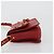 Miu Miu Schultertasche aus Leder rot gold - Ansicht 4