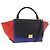 Céline CELINE Trapeze Hand Bag Leather 2way Red Black