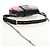 PRADA Sydney Chain Shoulder Bag Leather 2way Black Pink Silver - vista 7