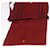 Hermès HERMES Bathas Shoulder Bag Canvas Red Silver - vista 15