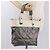 CHANEL Paris Biarritz PM Hand Bag PVC Canvas Gray Silver CC - vista 24