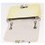 PRADA Chain Shoulder Bag Safiano Leather Yellow Silver - vista 20