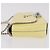 PRADA Chain Shoulder Bag Safiano Leather Yellow Silver - vista 4