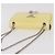 PRADA Chain Shoulder Bag Safiano Leather Yellow Silver - vista 6