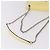 PRADA Chain Shoulder Bag Safiano Leather Yellow Silver - vista 7