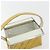 CHANEL Vanity Hand Bag Patent Leather Yellow Silver CC - vista 18