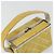 CHANEL Vanity Hand Bag Patent Leather Yellow Silver CC - vista 6