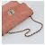 CHANEL Choco Bar 2.55 Chain Shoulder Bag Suede Pink Silver CC - vista 7