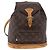 LOUIS VUITTON Monogram Montsouris MM Backpack M51136 LV - vista 13