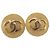 CHANEL Earring Metal Gold Tone CC - vista 2