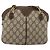 GUCCI GG Supreme Shoulder Bag PVC Leather Beige Gold - vista 3