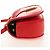 FENDI C'mon Small Shoulder Bag Leather Red Gold - vista 3