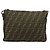 FENDI Zucca Canvas Shoulder Bag Black Brown - vista 2