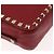 VALENTINO Rock Studs Shoulder Bag Leather Red Gold - vista 15