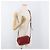 VALENTINO Rock Studs Shoulder Bag Leather Red Gold - vista 22