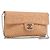 CHANEL Chain Shoulder Bag Patent Leather Pink Silver CC