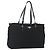 PRADA Tote Bag Nylon Black Silver