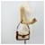 PRADA Shoulder Bag Nylon Ivory Gold - vista 24