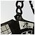 CHANEL Windows Line Chain Shoulder Tote Bag Vinyl Black Silver CC - vista 9