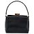 GUCCI Bamboo Hand Bag Leather Navy Gold - vista 2